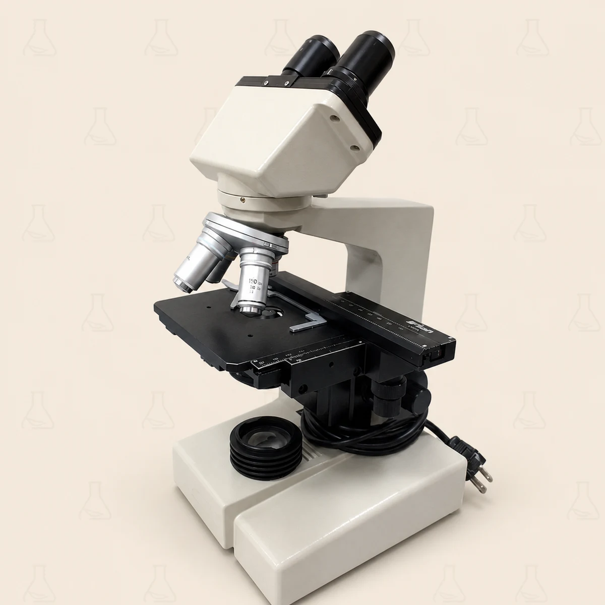Nikon Model SC Binocular Microscope